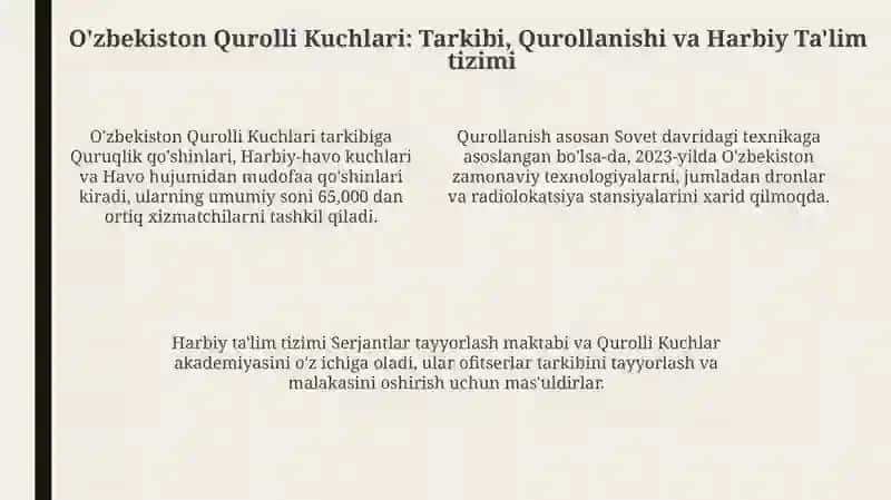Oʻzbekiston Respublikasini mudofa qobilyati 4