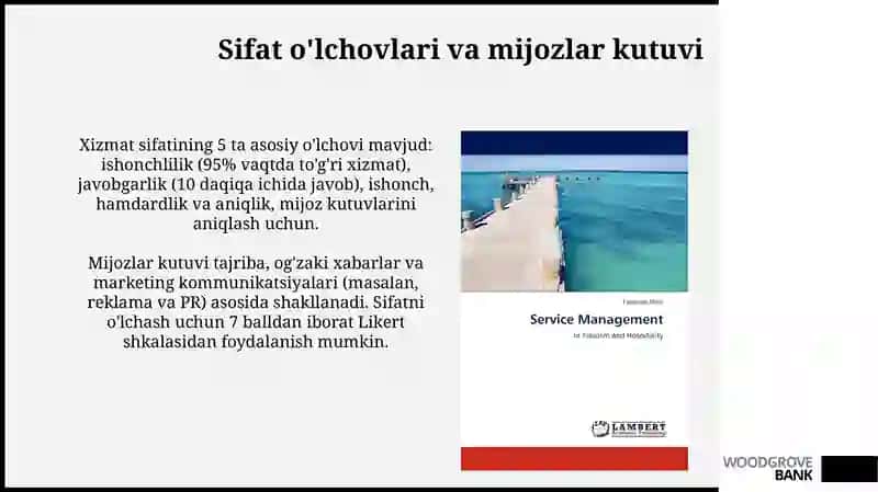 Turizm xizmatlar sifatini boshqarish 4