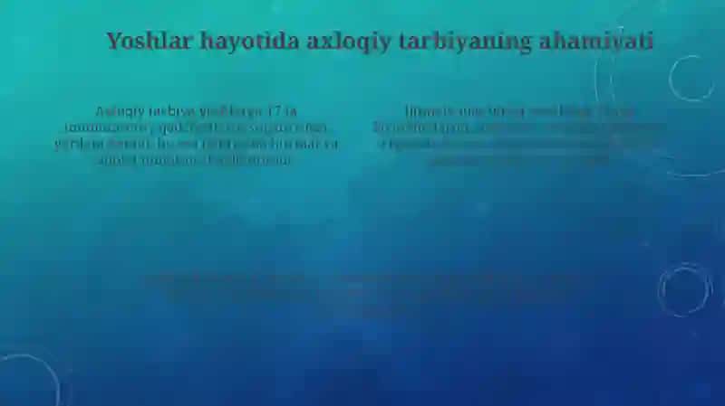 Axloqiy tarbiya 4