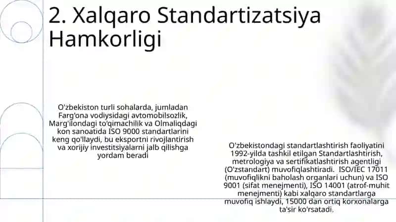 O'zbekistonda standartlashtirish ishlarini tashkil qilish 4
