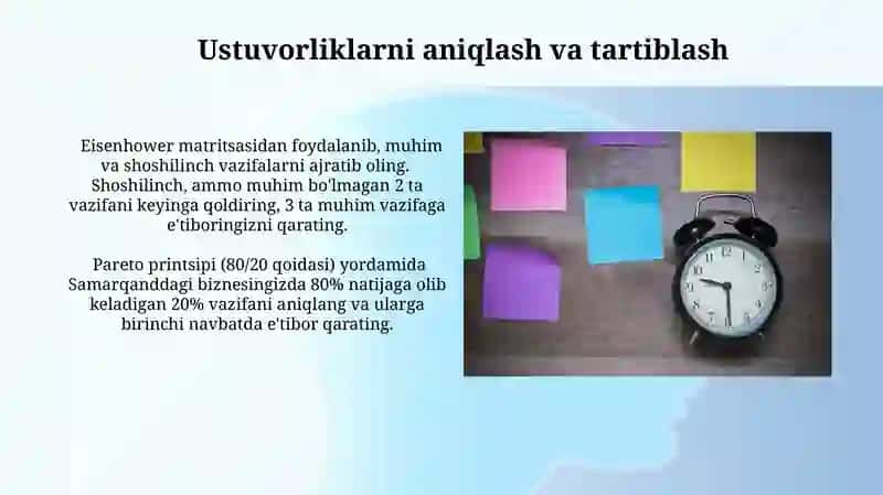 Ish va shaxsiy hayot muvozanati 4