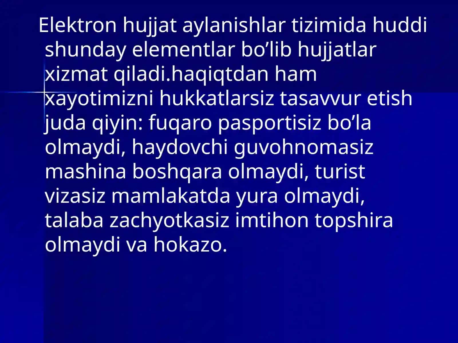 Elektron hujjat aylanishalar tizimi 4