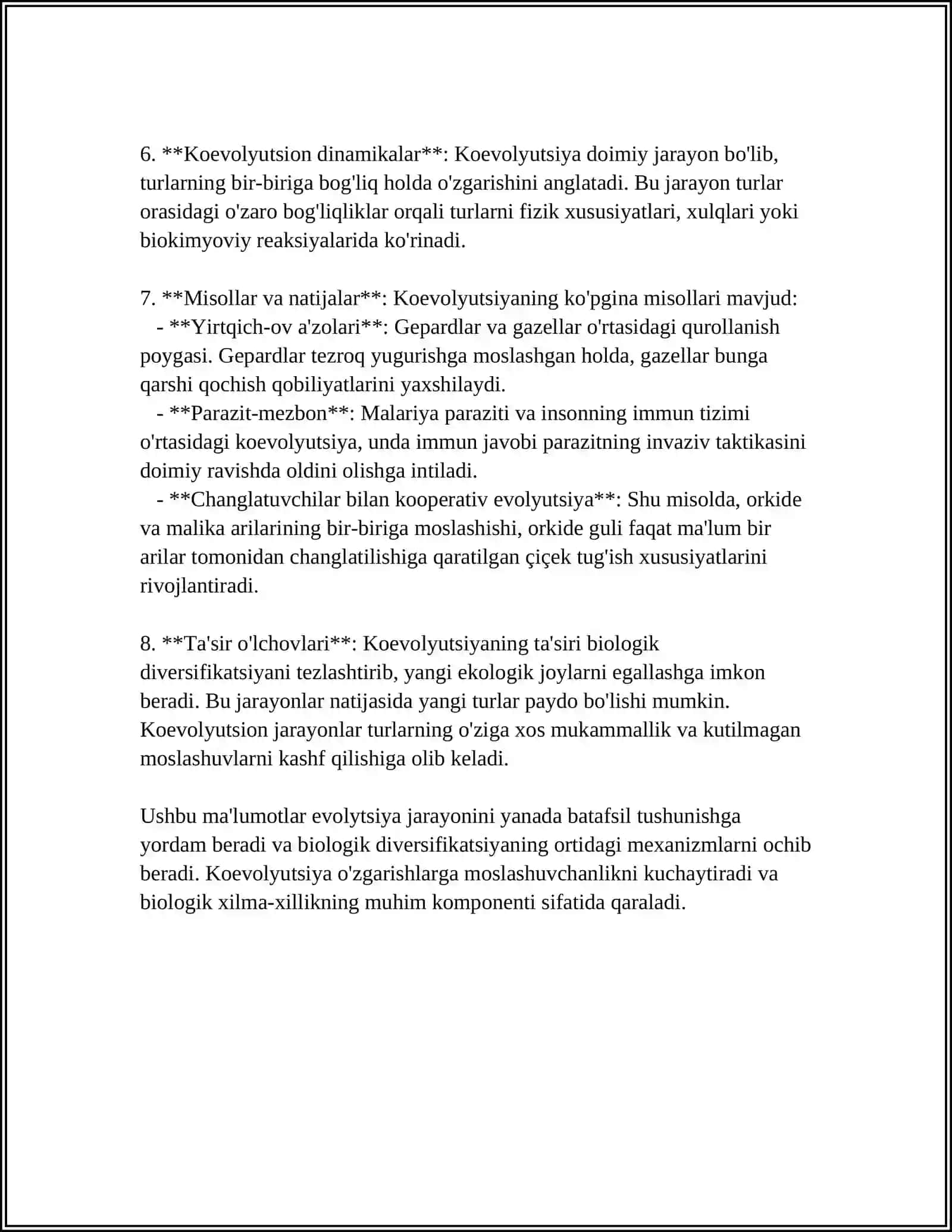 MUSTAQIL ISH Mavzu: KOEVOLUTSIYA VA ENVERONMENTALIZM DIALETIKASI 4