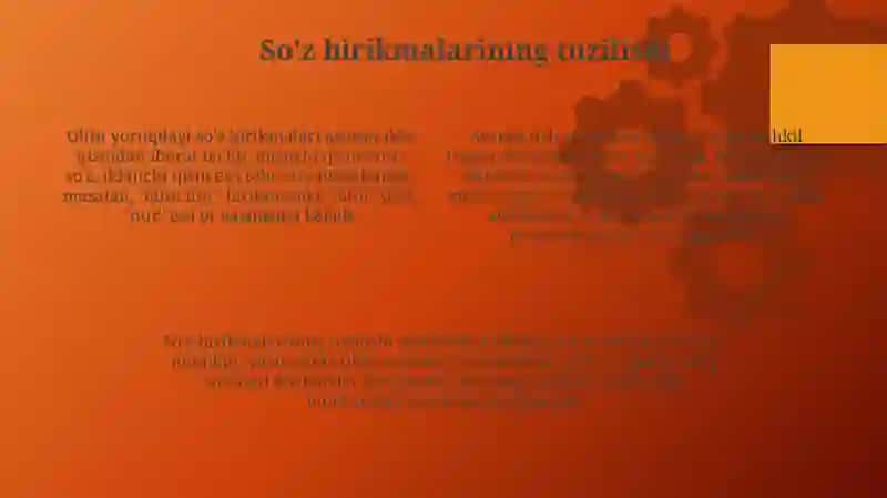 Oltin yoruq dagi so'z birikmalari 4
