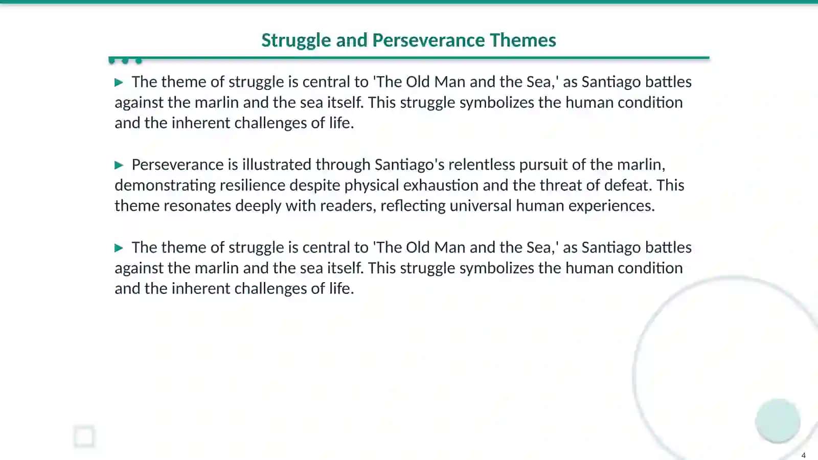 Fan Til oʻrganilayotgan mamlakatlar adabiyoti Mavzu:Ernest Hemingvey The old man and the sea 4