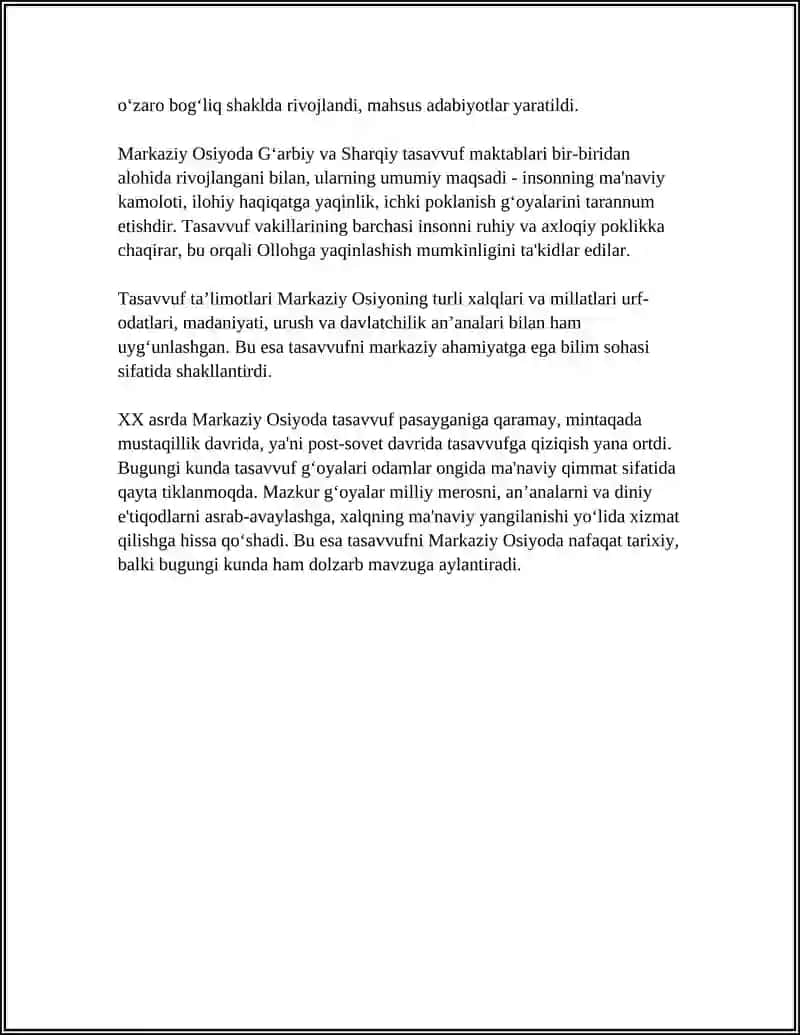 TASVVUFNING MARKAZIY OSIYODAGI OQIMI 4