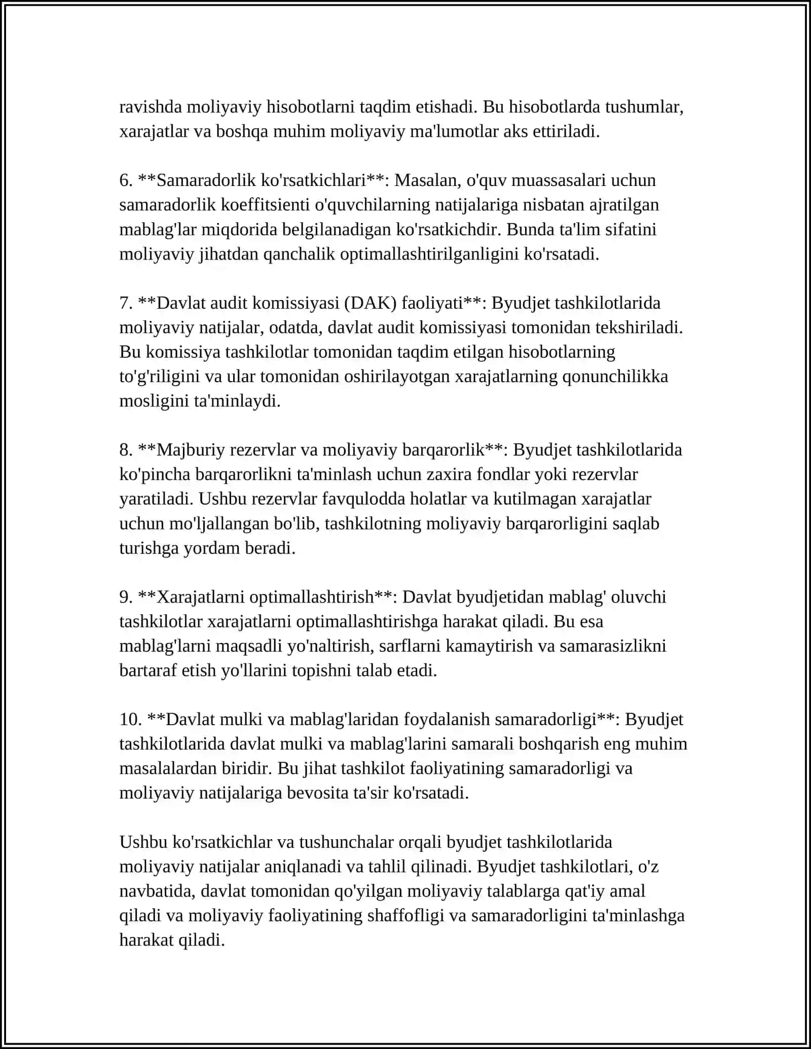 BYUDJET TASHKILOTLARIDA MOLIYAVIY NATIJALAR HISOBI 4