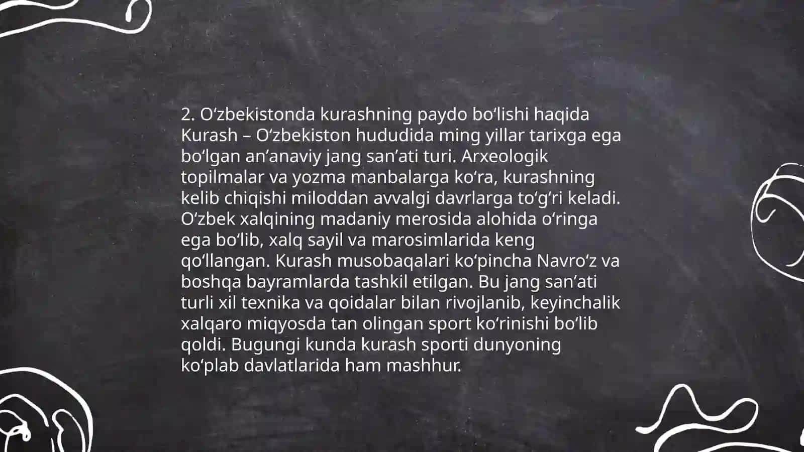 Kurash qoidalarining rivojlanish tarixi 4