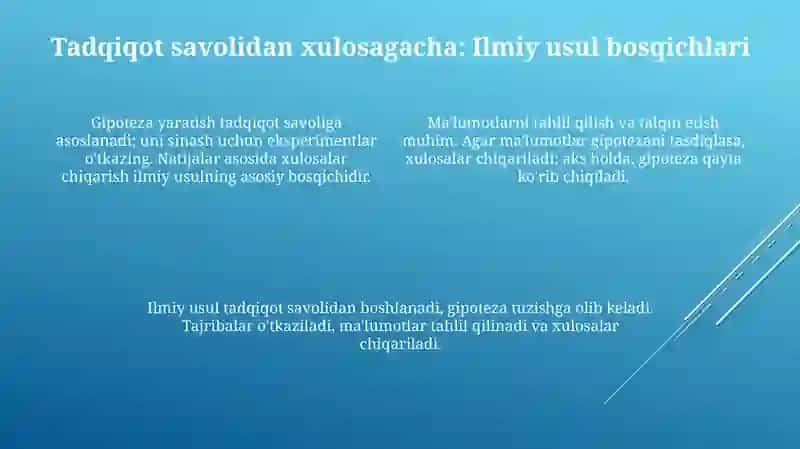 Ilmiy yondashuvning asoslari 4