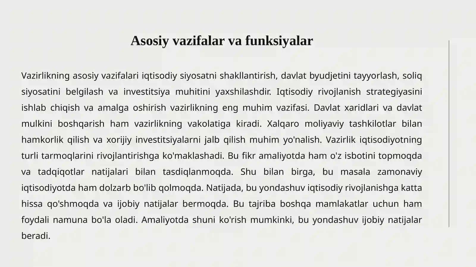 O'zbekiston Respublikasi Iqtisodiyot va Moliya Vazirligi 4