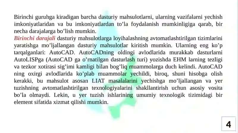 Geografik axborot tizimlari bilan tanishish 4