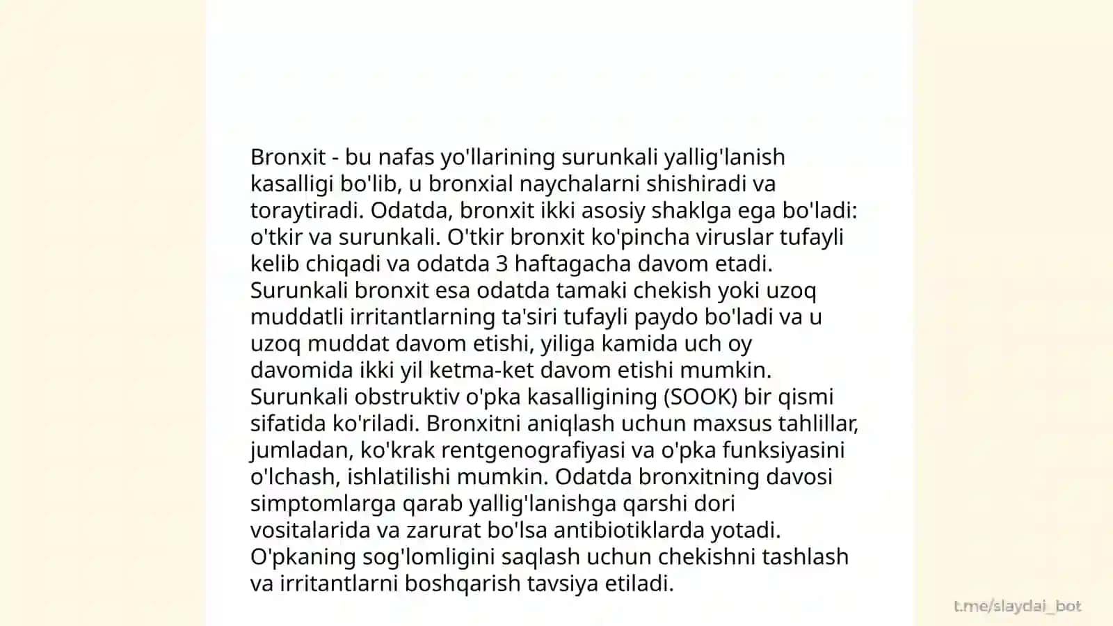 Nafas yoʻllari kasalliklarida bemorlarni davolash 4