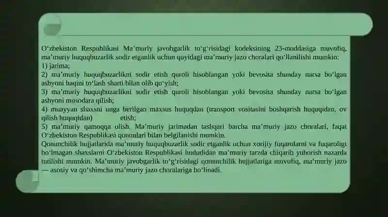 MA’MURIY JAZO CHORALARI. 4