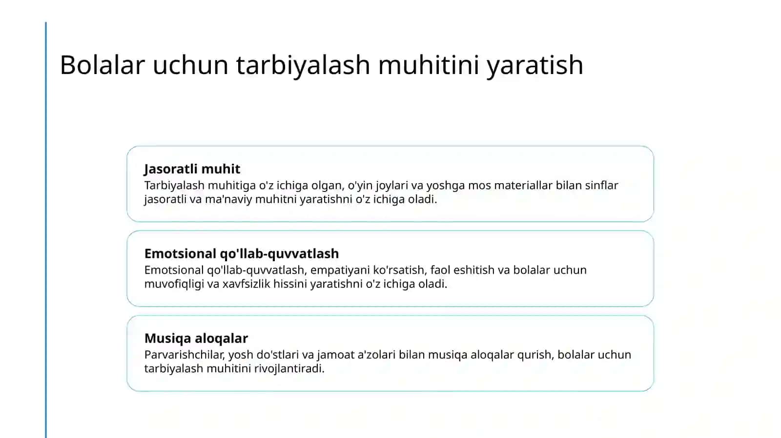 Boshlang'ich talimda tarbiya jarayoni Mohiyati va Mazmuni 4