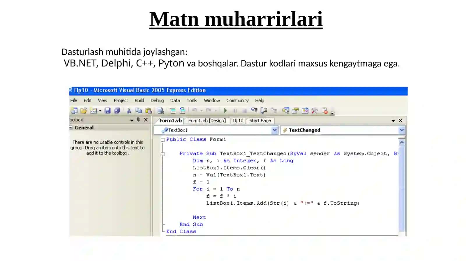 Zamonaviy matn muharrirlari 4