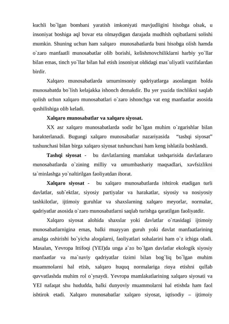Xalqaro diplomatiya tarixi faniga kirish 4