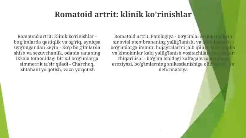 Revmatizm. Kliniko Morfologik Formalari. Revmatoidli Artrit. Poliartrit. Patomorfologiyasi 4