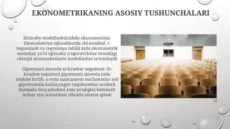 Ekonommetrik modellashtirish 4