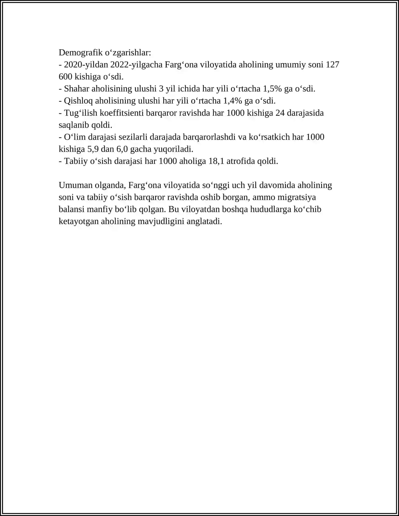FARGONA VILOYATINI OXIRGI 3 YILLIK STATISTIKASI 4