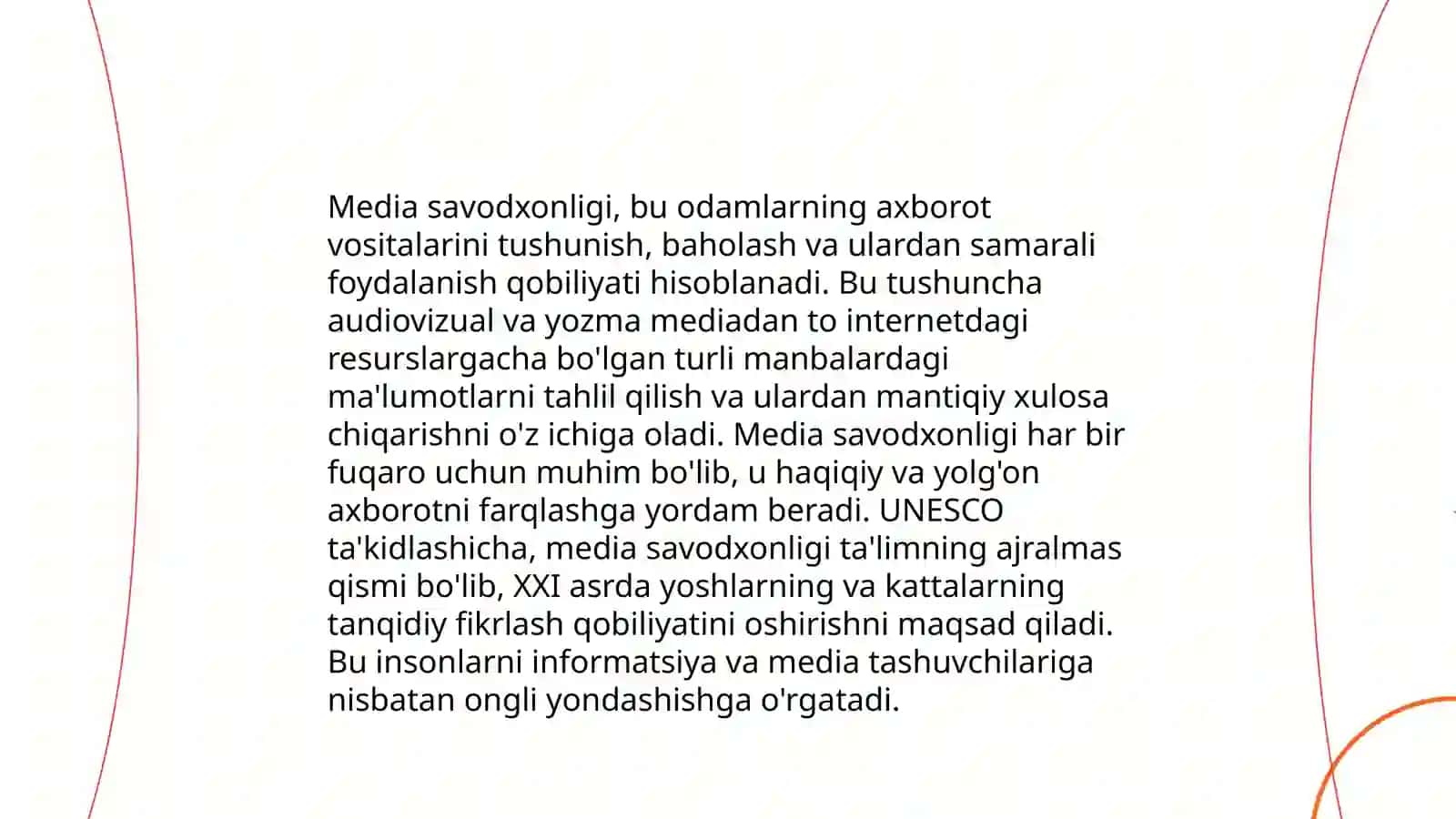 Soxta yangiliklarga qarshi kurashishda media savodxonlikning o'rni 4