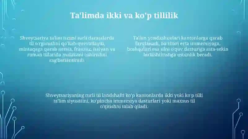 Shvetsariya taʼlim tizimi 4