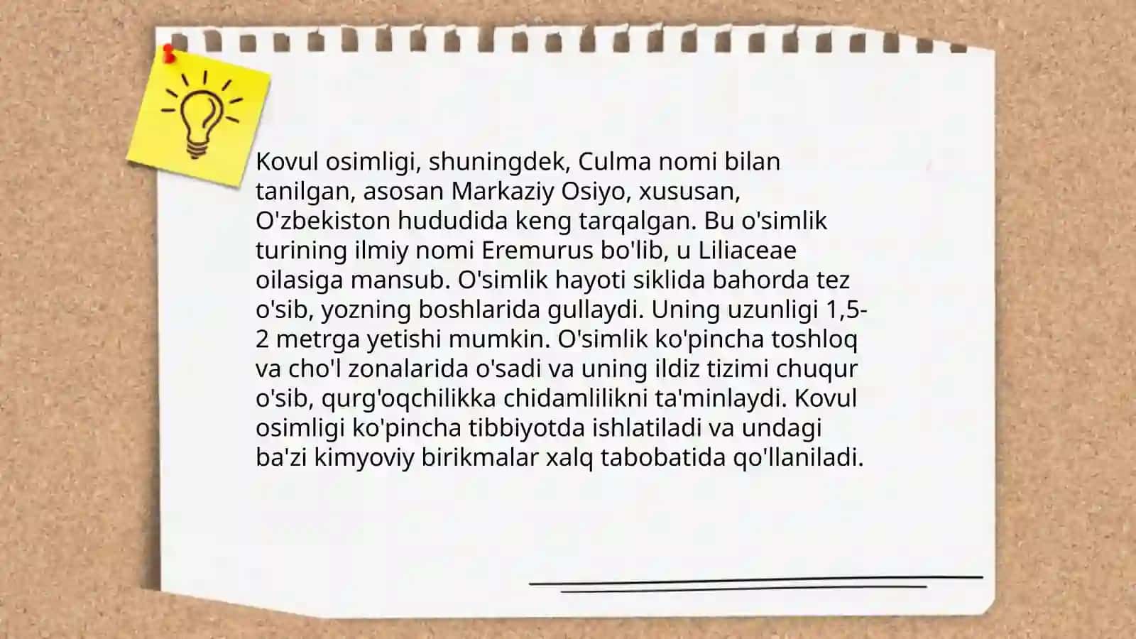 Kovul osimligining dorivorlik xussusiyatilari va qishloq xòjaligidagi ahamiyati 4