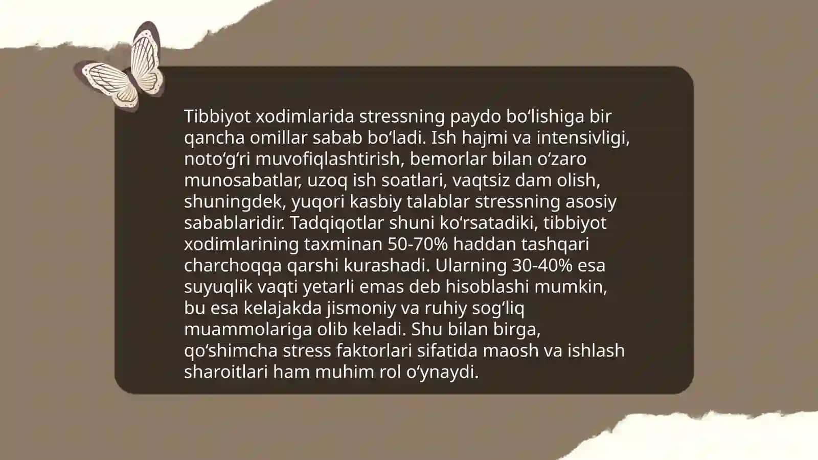 Stressning Tibbiyot Xodimlarida O‘ziga Xosligi: Stress va Uning Bosqichlari 4