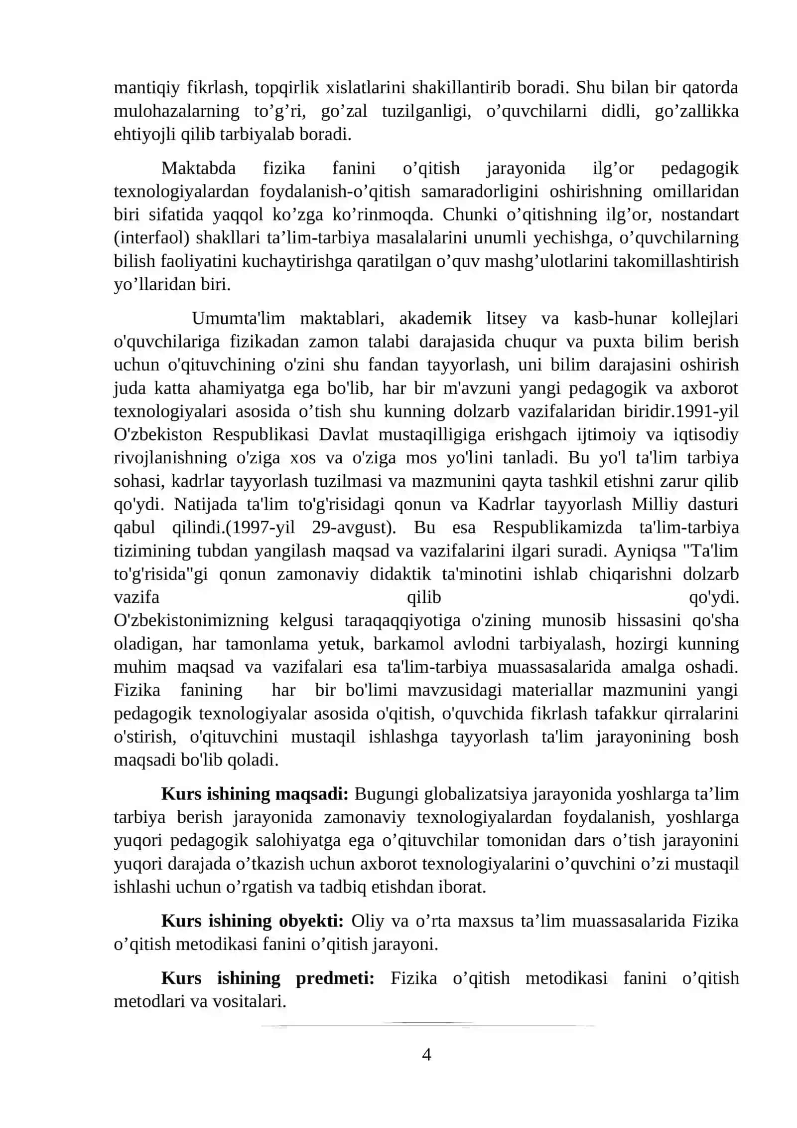 O’quvchilarni mustaqil ishlarini tashkil qilish. Mustaqil ishlarning turlari 4