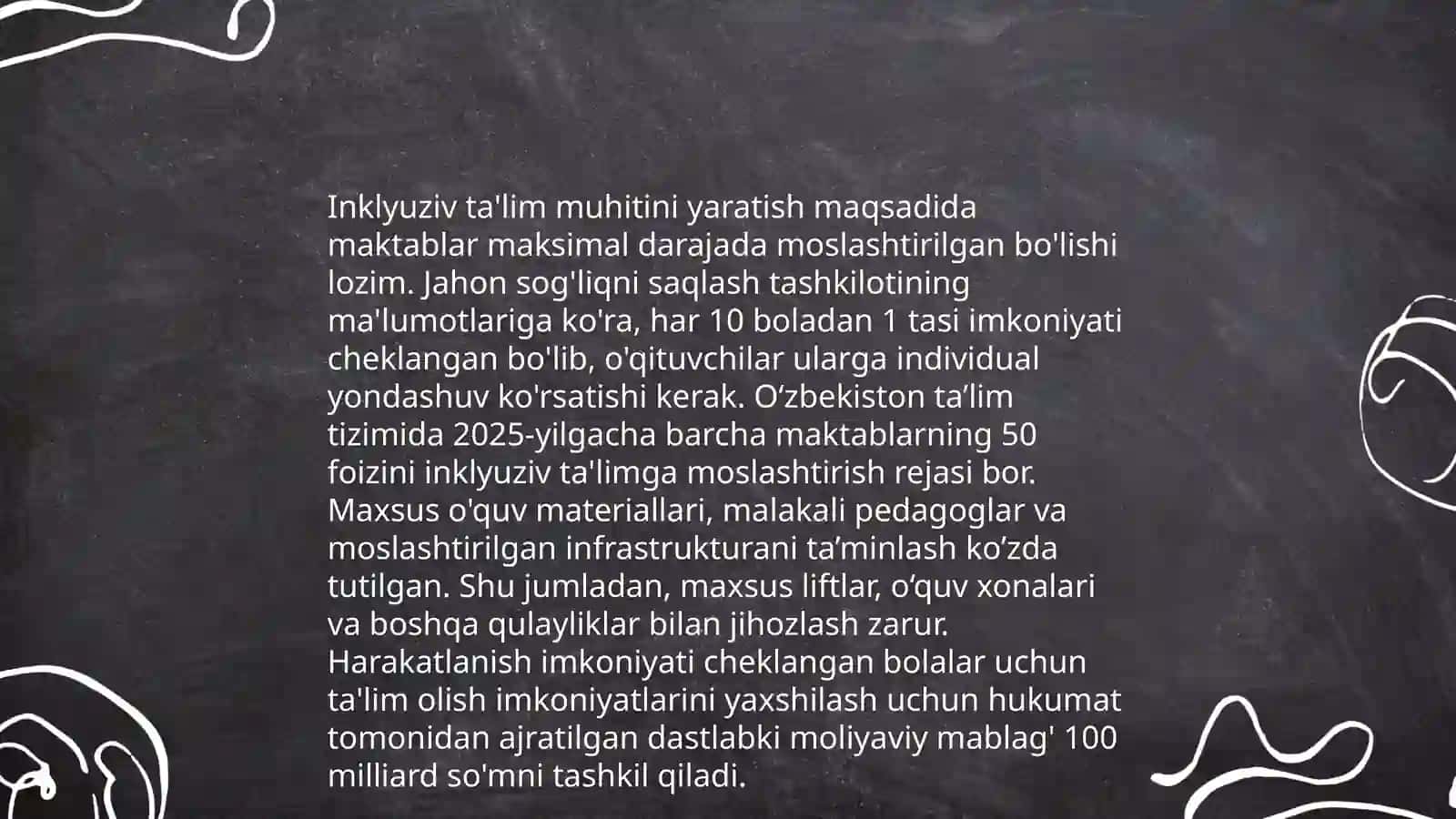 Alohida ta'lim extiyojlari bo'lgan bolalarni o’qitish 4