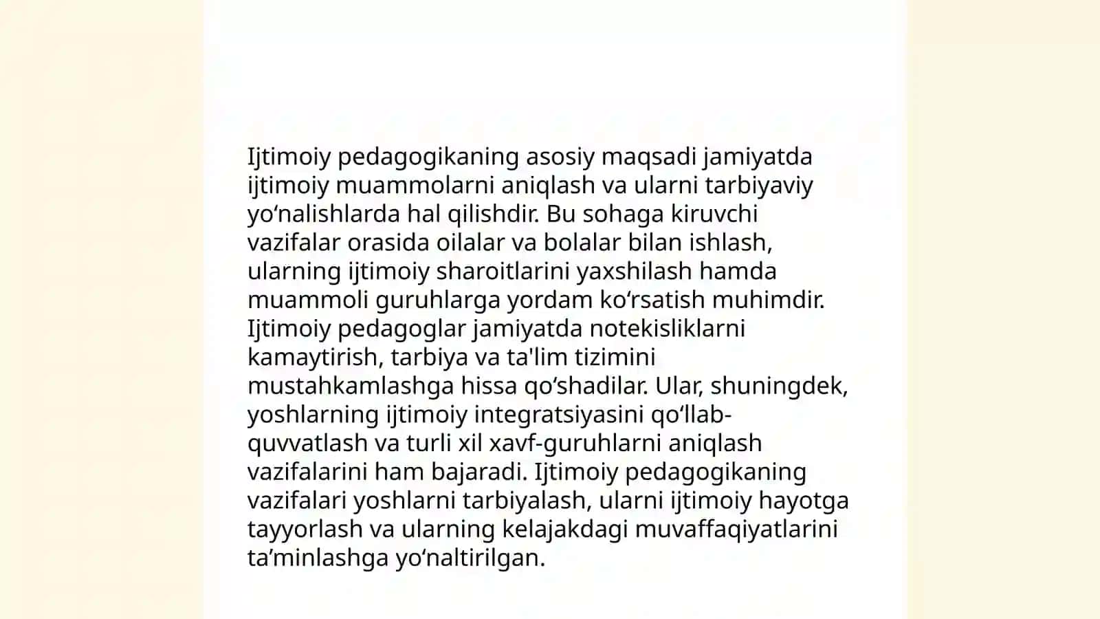 Ijtimoiy pedagogning kasbiy faoliyati 4