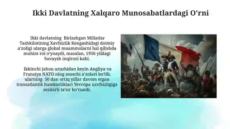 Angliya va Fransiyaning Urushdan Keyingi Munosabatlari 4