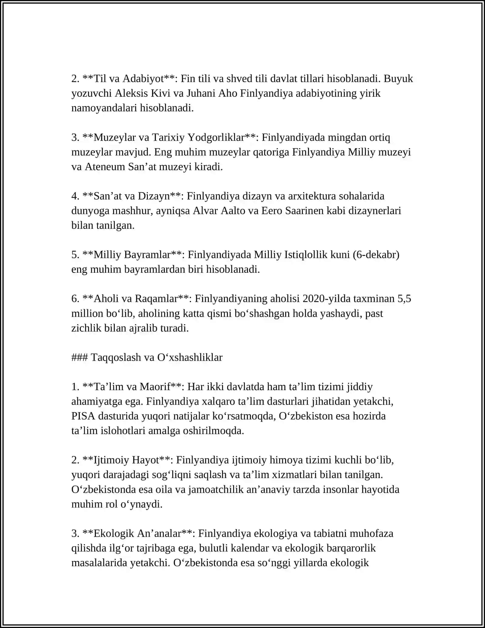 OʻZBEKISTON FELANDIYA INISETUTI TALABASI 4