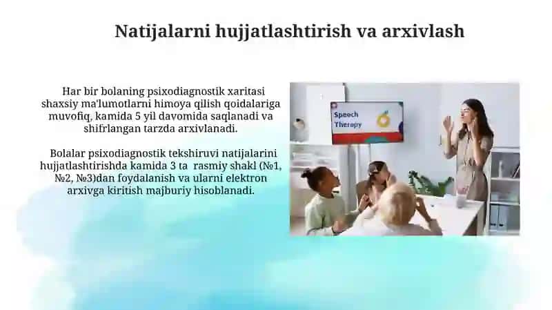 Maktabgacha ta'lim tashkiloti tarbiyalanuvchilari bilan psixodiagnostik faoliyatni tashkil etish 4