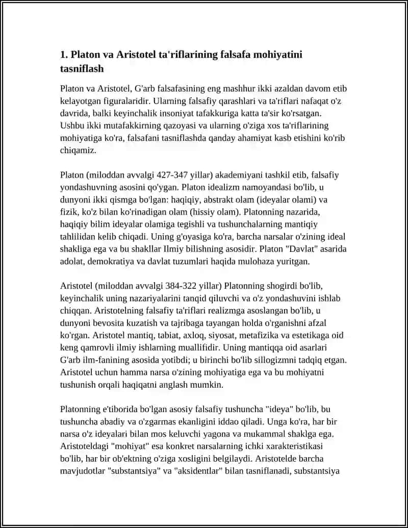 FALSAFANING MOHIYATIGA OID SHARQ VA GARB MUTAFFAKIRLARI TARIFLAW 4
