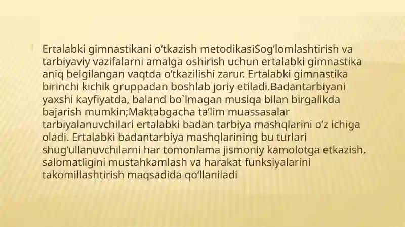 Ertalabkigimnastikani musiqa ostidao’tish 4