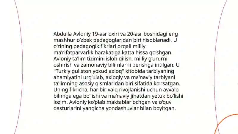 Abdulla Avloniyning pedagogik qarashlari 4
