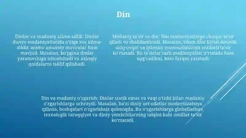 Dunyo Xalqlari Madaniyatidagi Umumiylik Va Farqlar 4