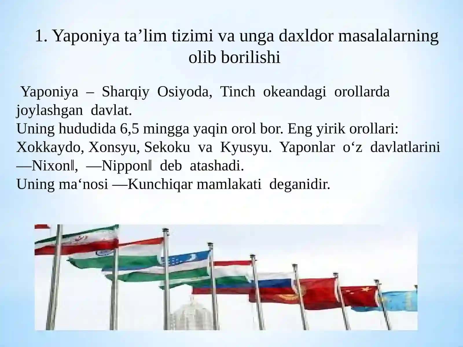 Osiyo mamlakatlarida ta'lim-tarbiya jarayonining o‘ziga xos xususiyatlari 4