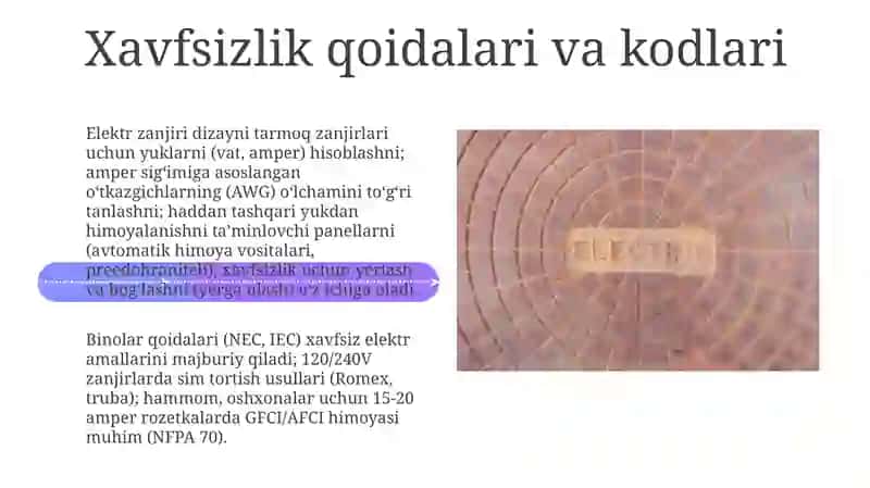 Xonadonlardagi elektr zanjirlar va ulashlar 4