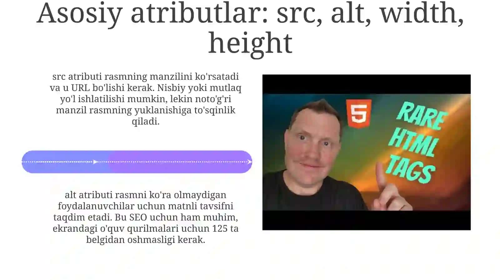 HTML tilida rasmlar hosil qilish teglari 4