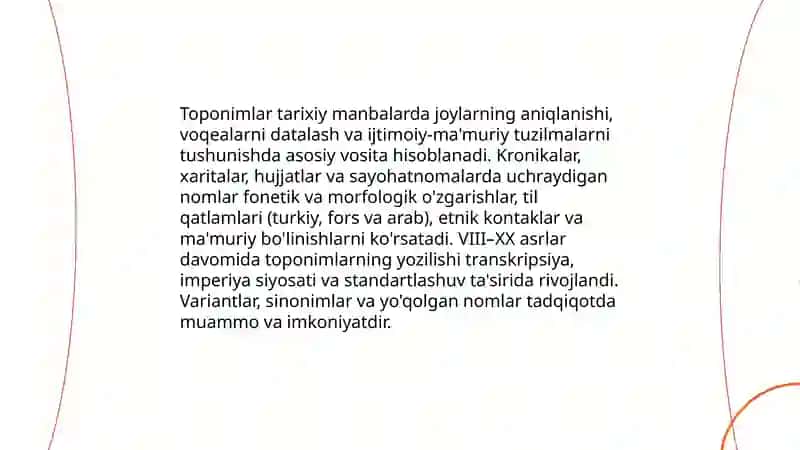 Tarixiy manbalarda shaxsiy ism va familiyalar tahlili 4