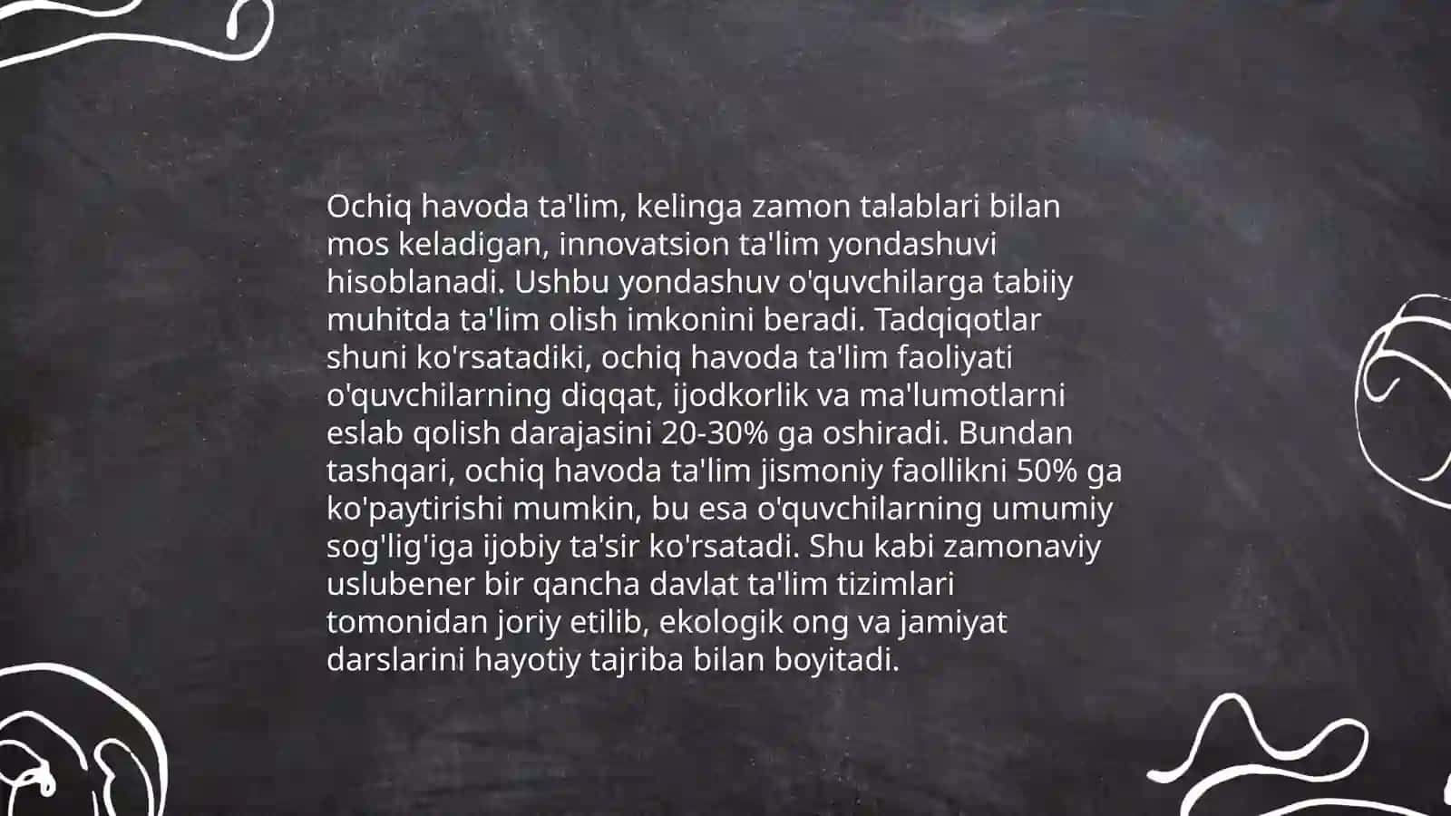 Bolani maktabga tayyorlashda tabiiy rivojlanayotgan muhitning o'rni 4