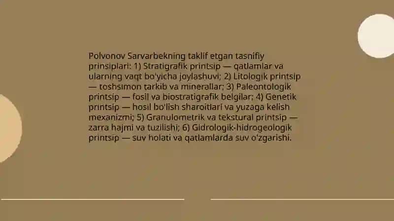 Toʻrtlamchi davr yotqiziqlarining tasnifi 4