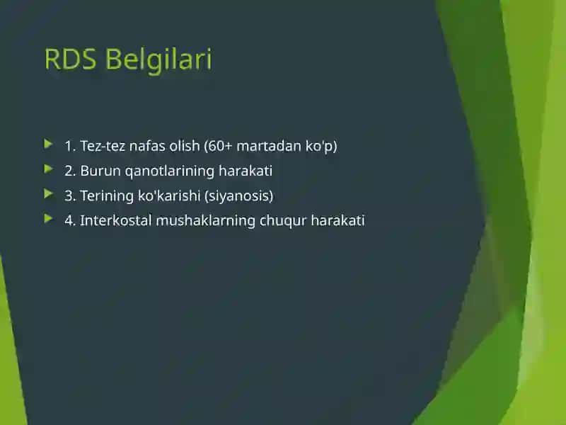Bolalarda Nafas Yetishmovchiligi Sindromi 4
