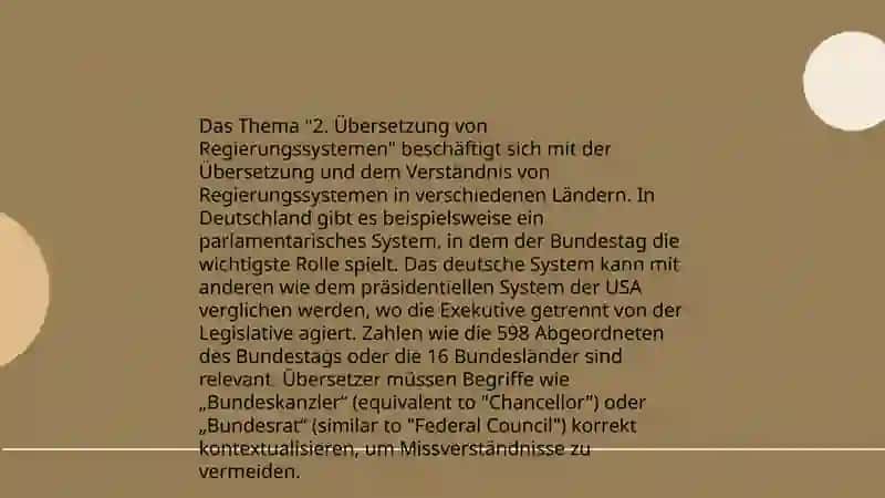 Politische Übersetzung 4