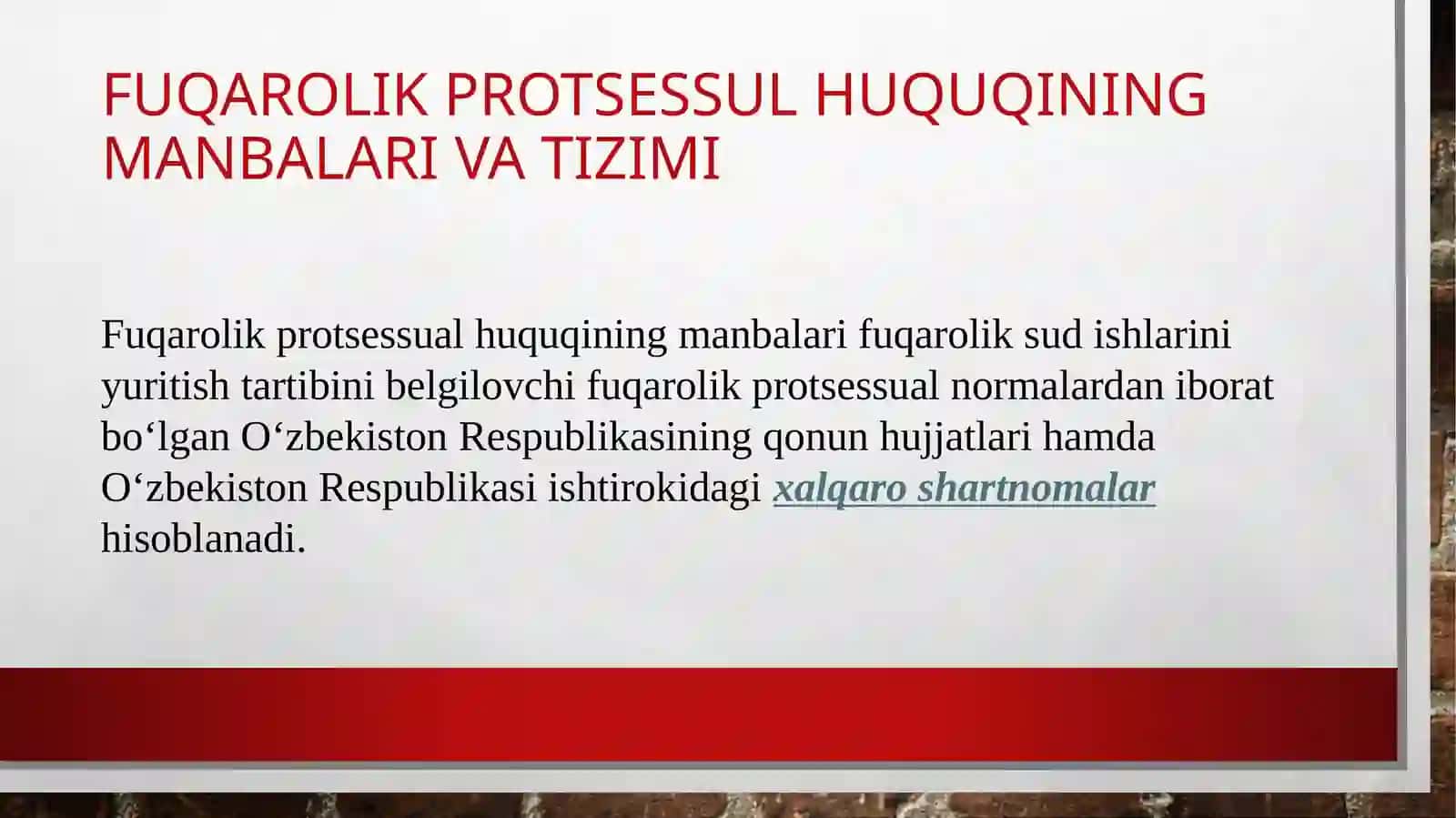 Fuqarolik protsessual huquqiga kirish 4