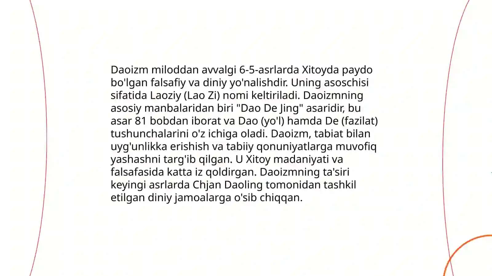 Daosizm ta'limoti 4