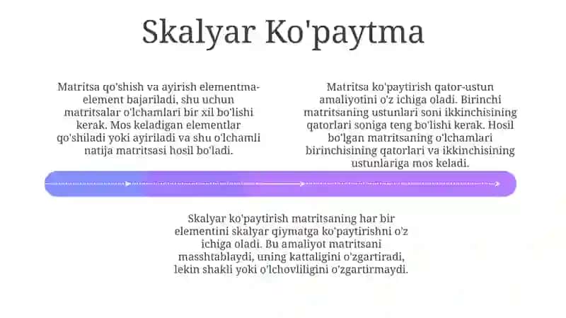 Matritsa va ular ustida amallar 4