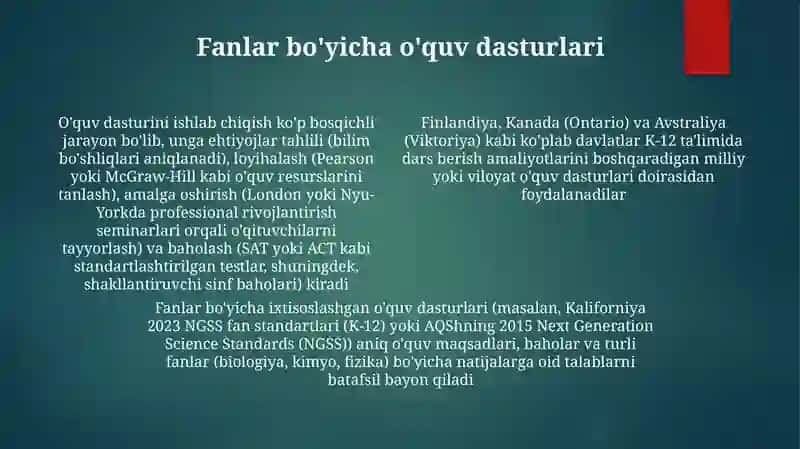 O'quv dasturi 4