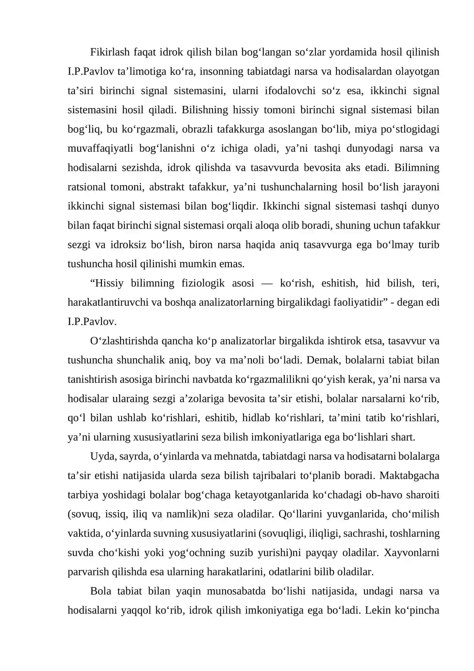 MTMda tabiat bilan tanishtirishning mazmuni 4